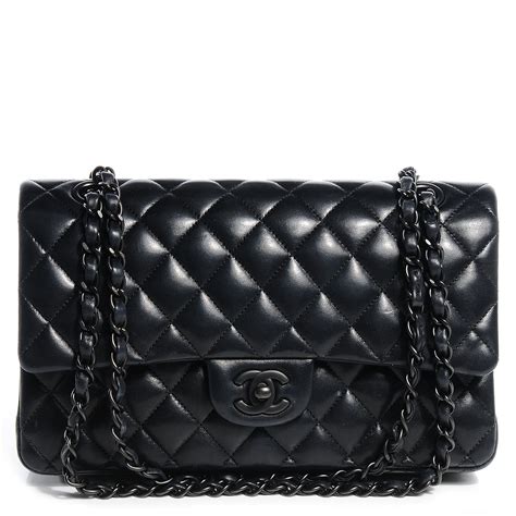 chanel so black medium flap